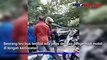 Viral! Adu Jotos Sengit Kru Bus dan Pengemudi Mobil di Tengah Kemacetan Arus Balik