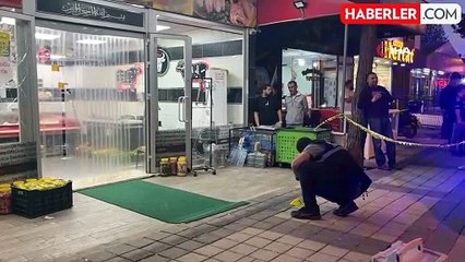 Kasap dükkanına pompalı tüfekle ateş açıldı, 1 yaralı