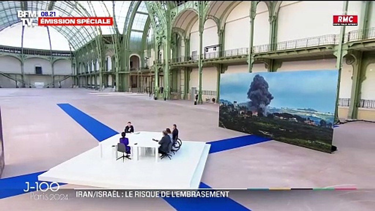 Emmanuel Macron sur BFM TV : "C'est une victoire pour Israël et nous allons tout faire pour éviter l'embrasement et l'escalade - Paris a procédé à des interceptions à la demande de la Jordanie"