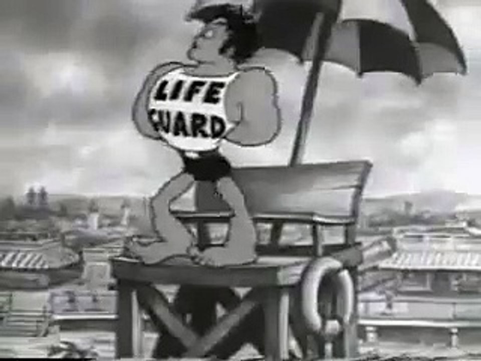 Betty Boop (1934) Life Guard, animated cartoon character designed by Grim Natwick at the request of Max Fleischer.