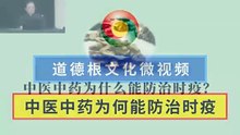 熊春锦先生谈-中医药为何可以防治时疫,何为瘟病？疫病？