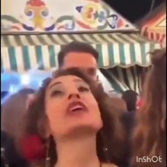 'Chiqui' Montero se lleva un buen sopapo en el arranque de la Feria de Sevilla: "¡Traidora!"