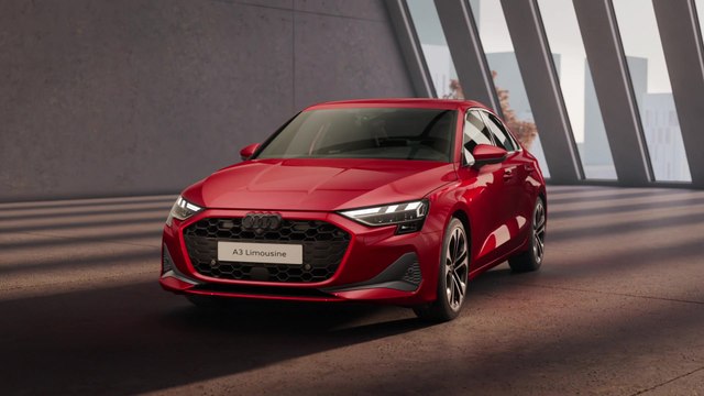 Audi A3 Sedan – Exterior, advanced line – Animation
