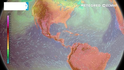 Temperaturas a 850 mb: intenso calorón primaveral