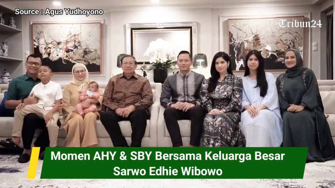 Momen AHY & SBY Bersama Keluarga BesarSarwo Edhie Wibowo