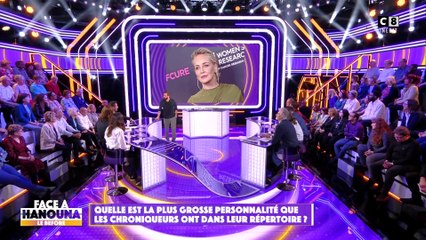 Quelle est la plus grosse personnalité que les chroniqueurs ont dans leur répertoire ?