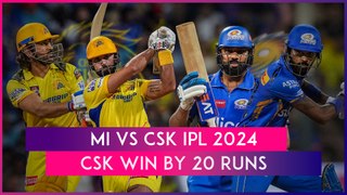 MI vs CSK IPL 2024 Stat Highlights: Rohit Sharma Sizzles But Mumbai Indians Fall Short