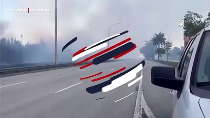 ABD'nin Florida eyaletinde korkutan yangın