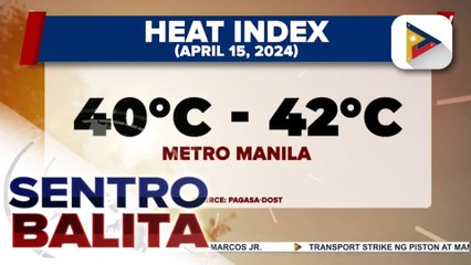Mga lugar na nasa ‘danger level’ ang Heat Index, posibleng umabot sa 15 ngayong araw; Easterlies, umiiral pa rin