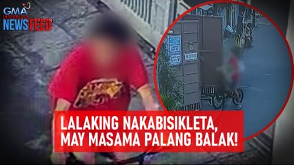 Télécharger la video: Lalaking nakabisikleta, may masama palang balak! | GMA Integrated Newsfeed