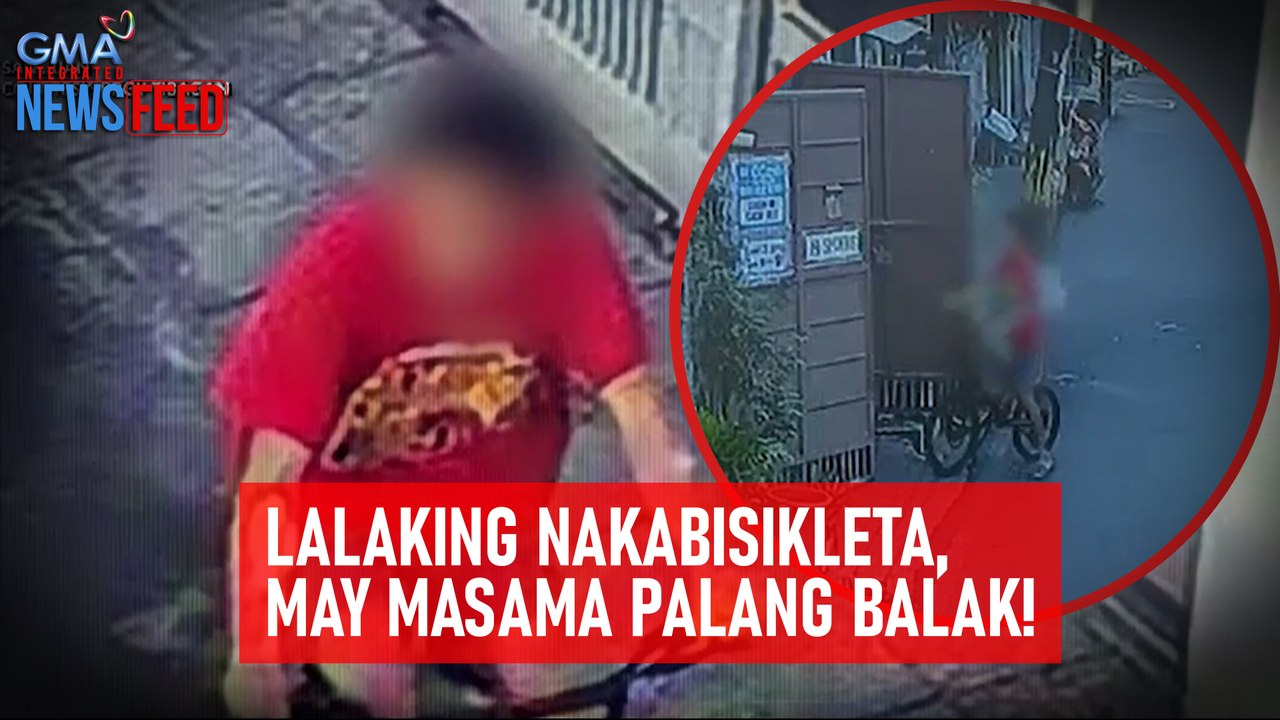 Lalaking nakabisikleta, may masama palang balak! | GMA Integrated Newsfeed