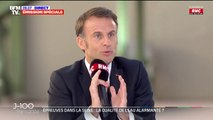 Emmanuel Macron sur la baignade dans la Seine: 