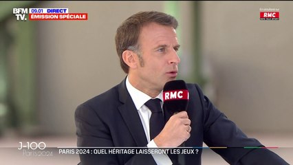 Porter la flamme olympique? "Ce n'est pas ma place ni mon rôle", répond Emmanuel Macron