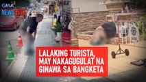 Lalaking turista, may nakakagulat na ginawa sa bangketa | GMA Integrated Newsfeed