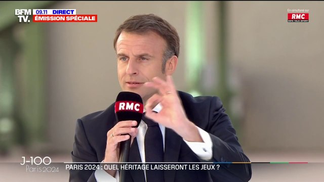 Emmanuel Macron redit que la France doit viser le top 5 au classement des médailles aux JO et le top 8 aux Jeux paralympiques