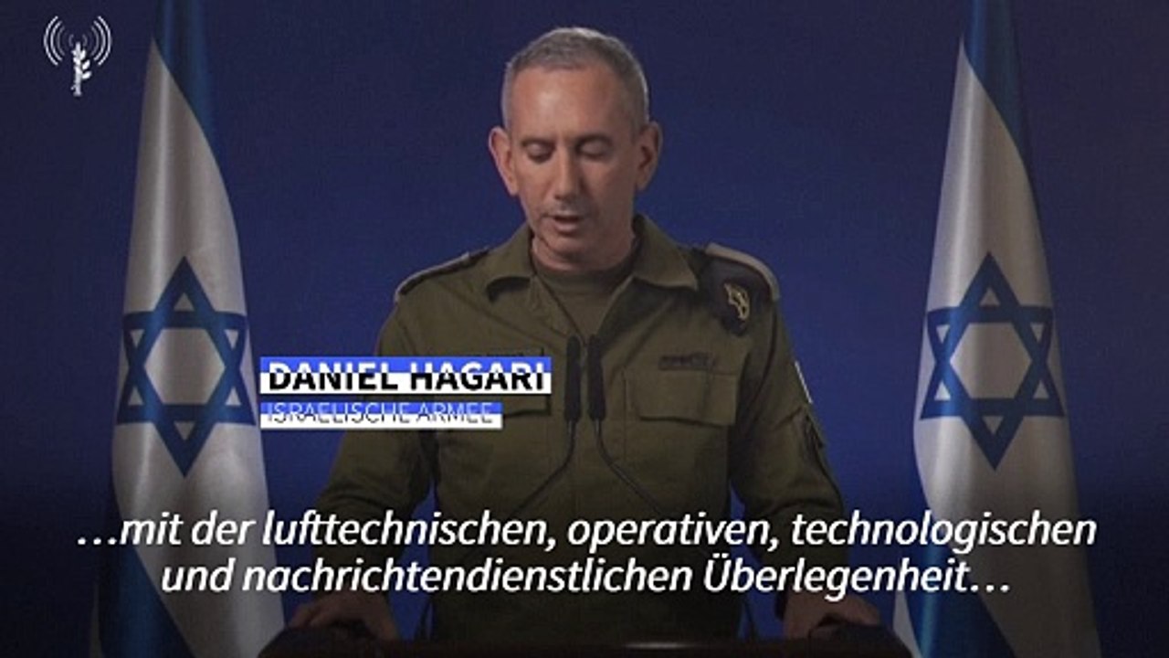 Israels Armee: Irans Raketen und Drohnen zu '99 Prozent' abgefangen