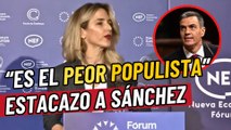 Cayetana Álvarez de Toledo pone frente al espejo a Pedro Sánchez: “Es el peor populista”