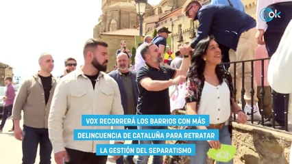 Vox recorrerá los barrios con más delincuencia de Cataluña para retratar la gestión del separatismo
