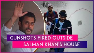 Salman Khan's Residence Attacked; CCTV Footage Of The Shooters Firing Gunshots Surface Online