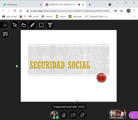 DERECHO DEL TRABAJO II L1 (CURSO 2020-21) - Sala del curso - Bb Collaborate - Google Chrome 2021-05-07 10-17-13