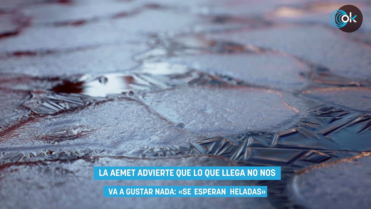 La AEMET advierte que lo que llega no nos va a...