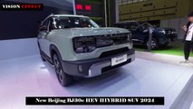 Big Screen   Four Wheel Drive,Magic Core Electric Drive Hybrid,New Beijing BJ30e HEV HYBRID SUV 2024