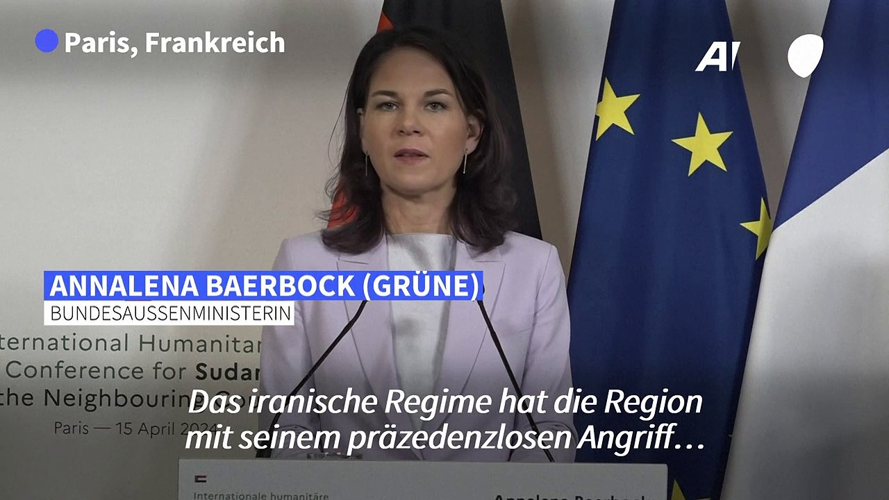 Baerbock warnt Iran 'unmissverständlich' vor weiterer Eskalation
