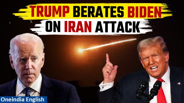 Israel-Iran Tensions: Trump Halts Rally Speech Amid Anti-Biden Slogans, Praises Dissenters| Oneindia