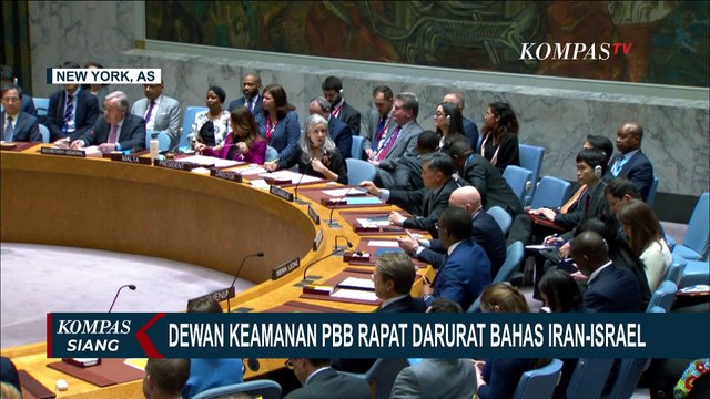 Suasana Rapat Darurat Dewan Keamanan PBB yang Bahas Iran-Israel