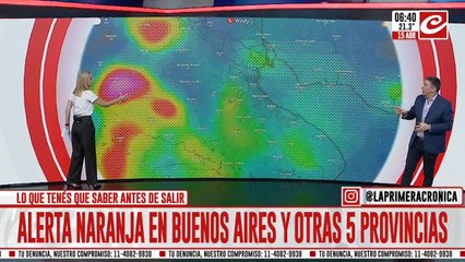 Atención: hay alerta naranja para seis provincias argentinas