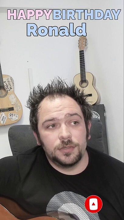 Happy Birthday, Ronald! Geburtstagsgrüße an Ronald