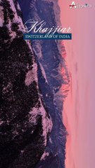 Channeling my inner Heidi with stunning mountain views and a touch of snowfall in Khajjiar.