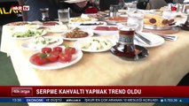 Boğaz manzarası eşliğinde kahvaltı keyfi