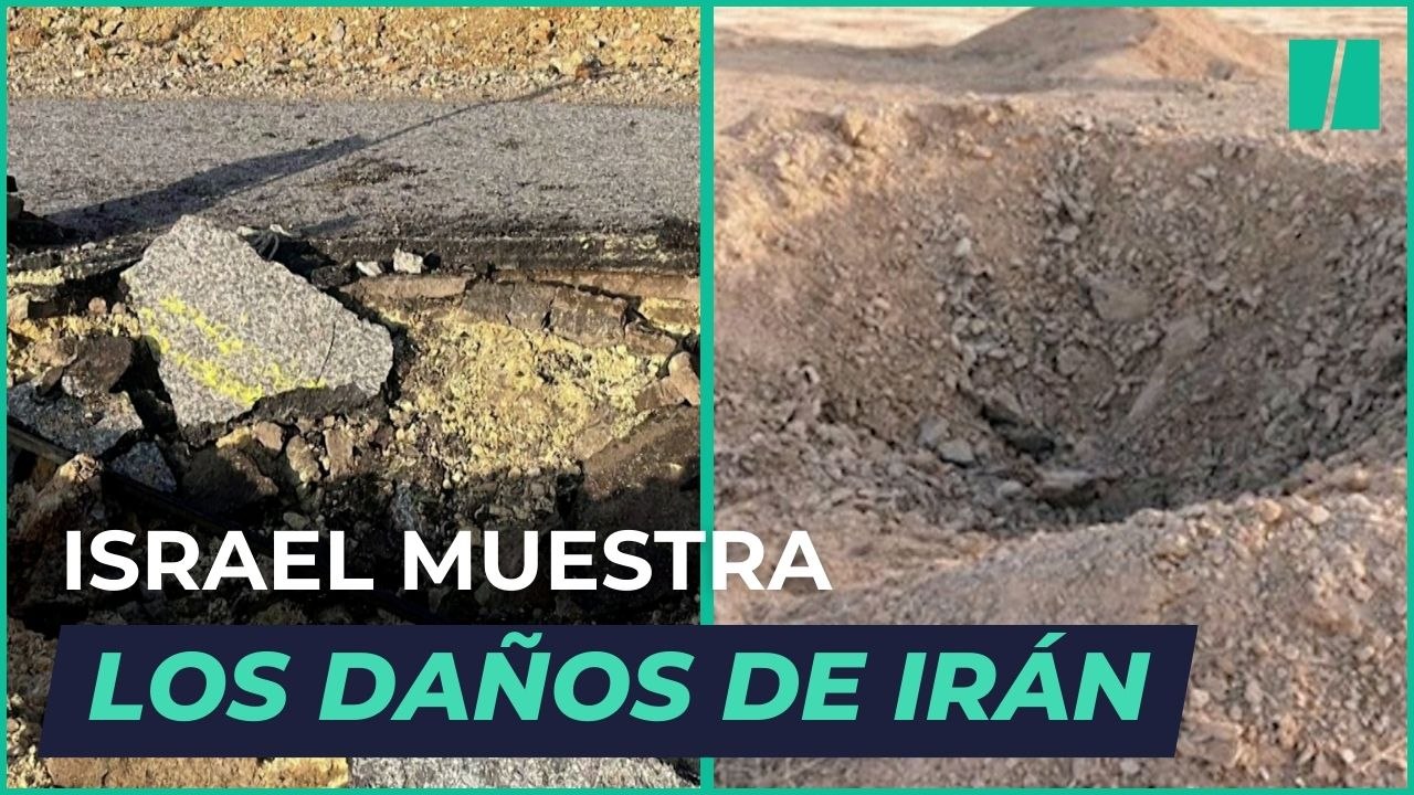 Un vídeo del ejército israelí muestra los daños sufridos tras el ataque de Irán