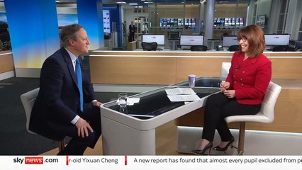 Lored Cameron interviewed on Sky and asked about Donald Trump meeting