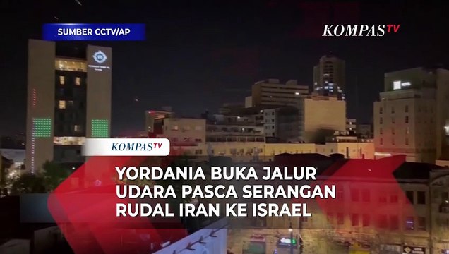 Yordania Buka Jalur Udara Pasca Serangan Rudal Iran ke Israel