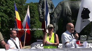 Manifestation Non à la guerre de l'OTAN. Stop Killing Donbass. Paris/France - 13 Avril 2024