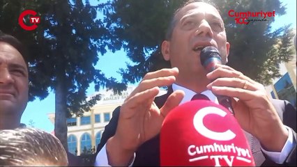 CHP heyeti antalya adliyesi önünden seslendi