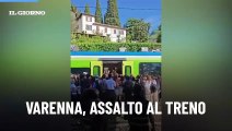 Varenna, assalto al treno