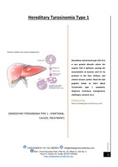 Hereditary Tyrosinemia Type 1 - Symptoms, Causes, Treatment