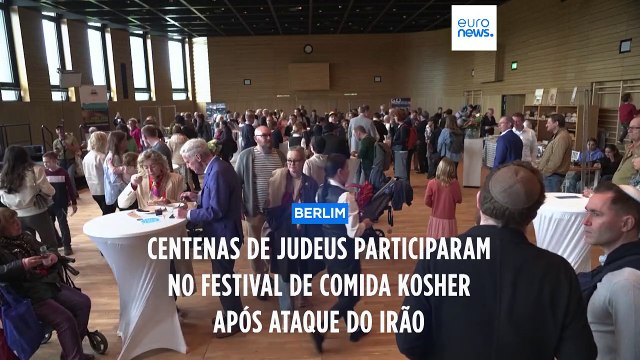 Já comeu challah? Centenas participaram em festival de comida kosher em Berlim