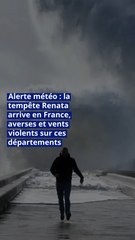 Alerte météo : la tempête Renata arrive en France, averses et vents violents sur ces départements