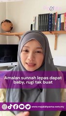 Amalan sunnah lepas baby lahir