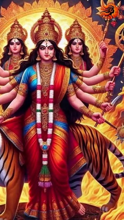 माँ दुर्गा का प्रथम स्वरूप शैलपुत्री।