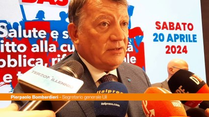 Bombardieri "In piazza per non abbassare attenzione sulla sicurezza"