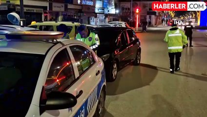 Alaca polisinden huzur ve asayiş uygulaması