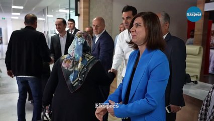 Eşbaşkan Bucak personeli karşıladı