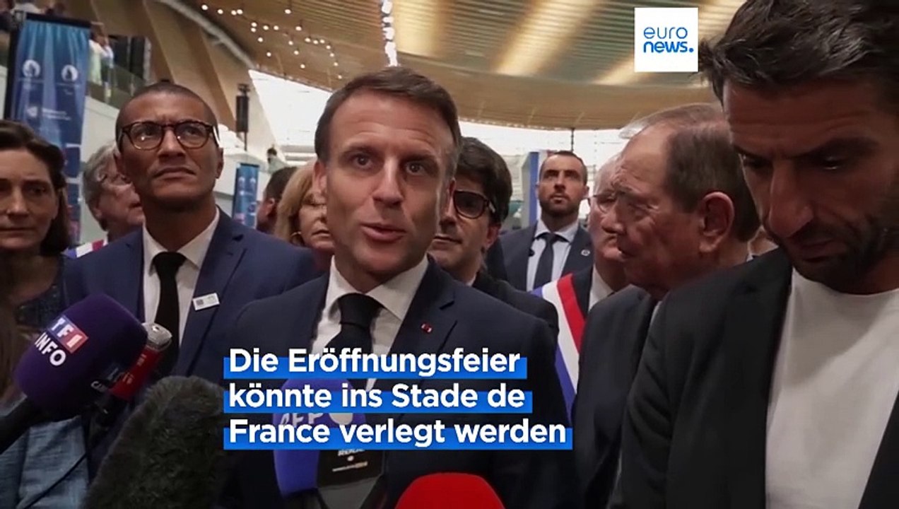 100 Tage vor Olympia: Fällt die Eröffnungsfeier ins Wasser?