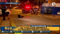 Asesinan de 14 balazos a ciudadano extranjero afuera de una óptica en SJM