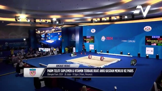 PABM teliti vitamin dan makanan tambahan untuk Aniq Kasdan menuju Sukan Olimpik Paris 2024